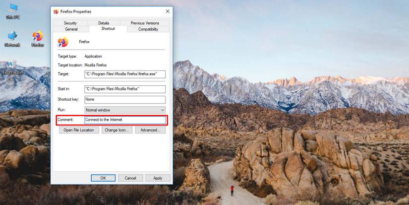 How to Create Custom Shortcut Comment Pop-Up Descriptions in Windows 10