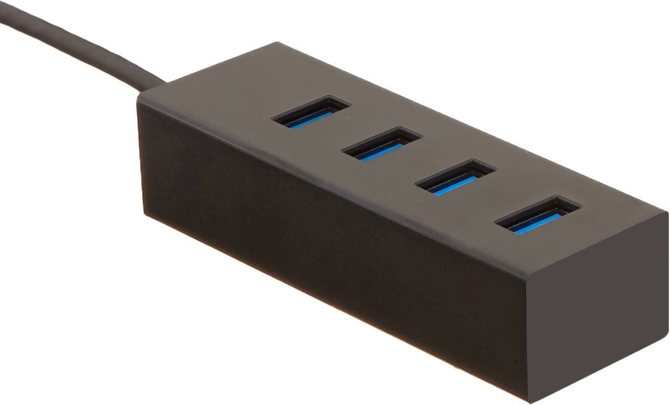 Amazon Basics USB 3.1 Type-C to 4 Port USB Adapter Hub ports