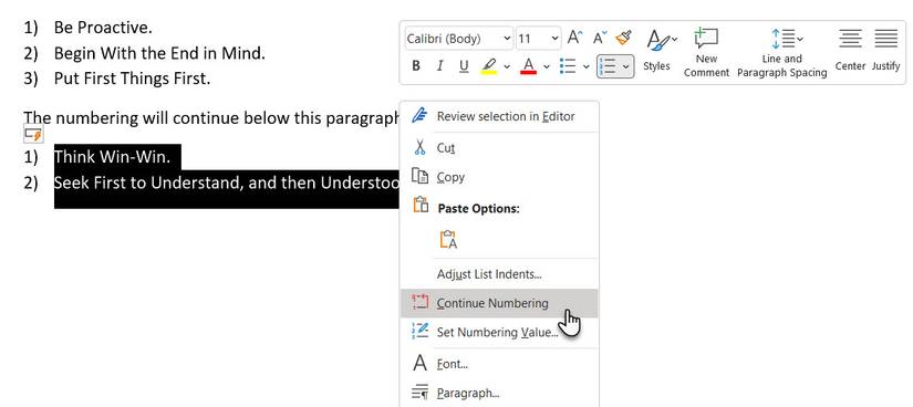 How to Format and Manage Lists in Microsoft Word