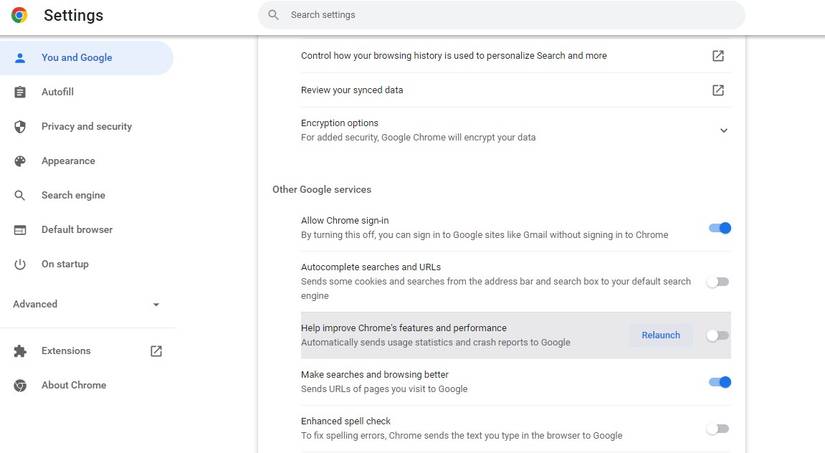 How to Stop Chrome From Sending Crash Reports
