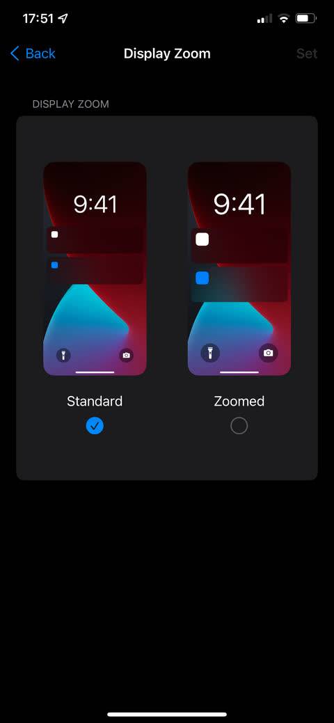 Display Zoom Screenshot