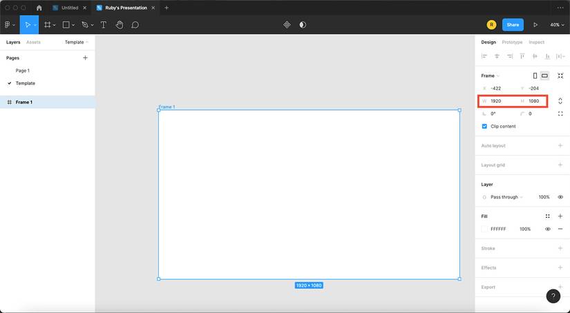 How to Create Master Templates for Presentations in Figma