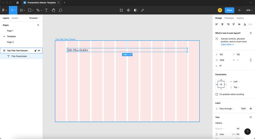 How to Create Master Templates for Presentations in Figma