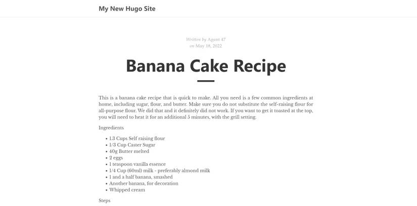 Getting Started With Hugo: How to Create a Simple Website