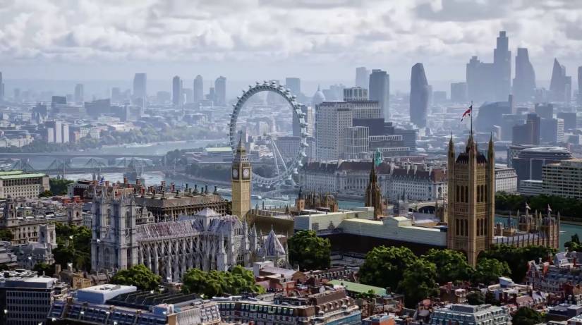 An Immersive View of a city in Google Maps