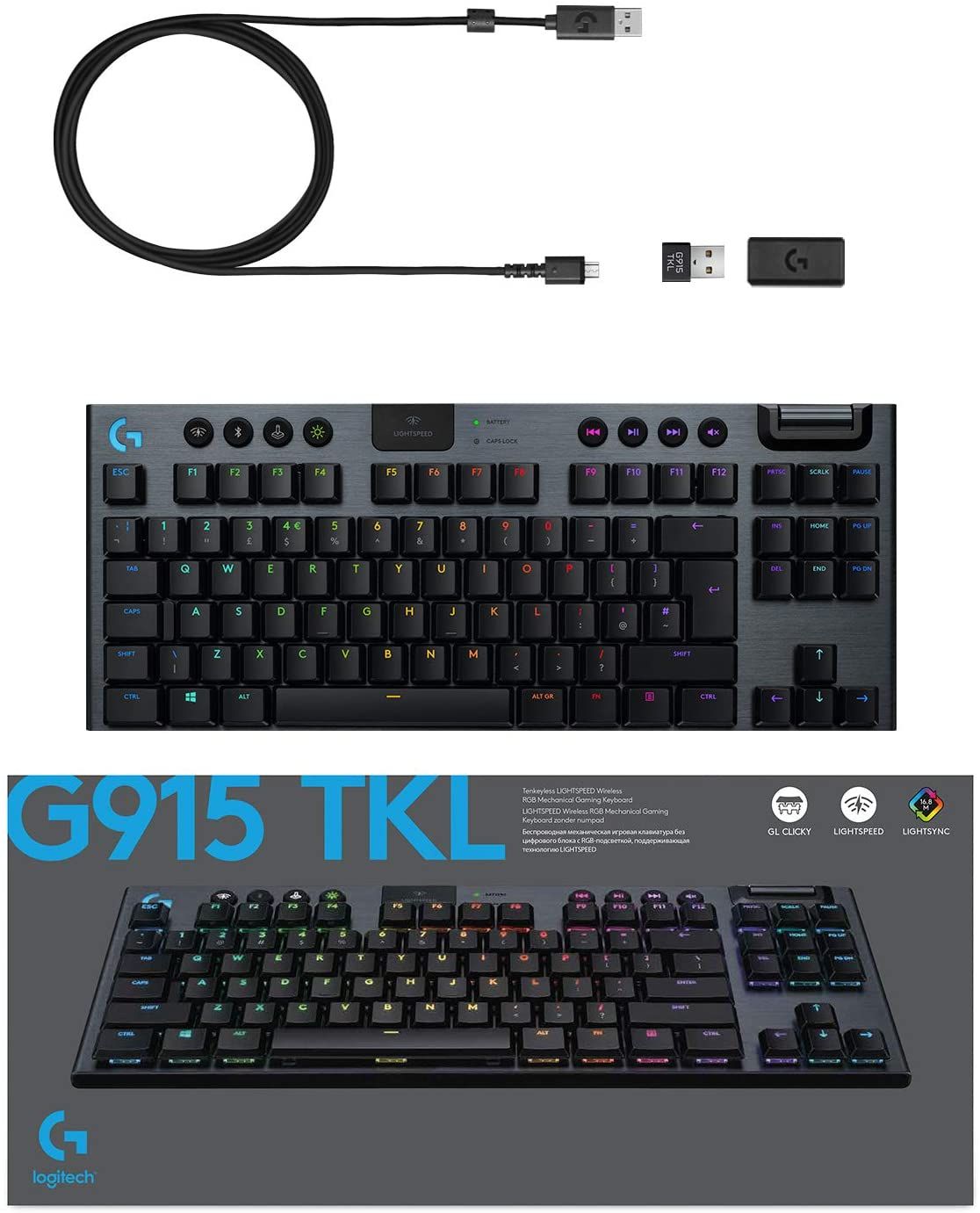 لاجیتک G915 TKL گنجانده شده است