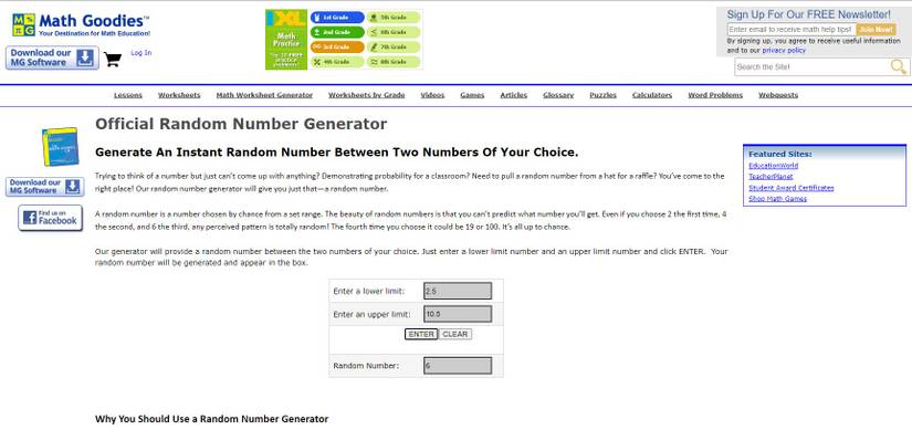 The 10 Best Online Random Number Generators