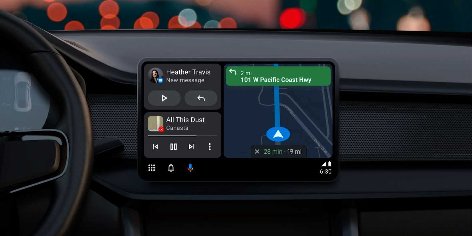 Android Auto Current Visual Language I tried the new Android Auto UI and it's finally not an eyesore