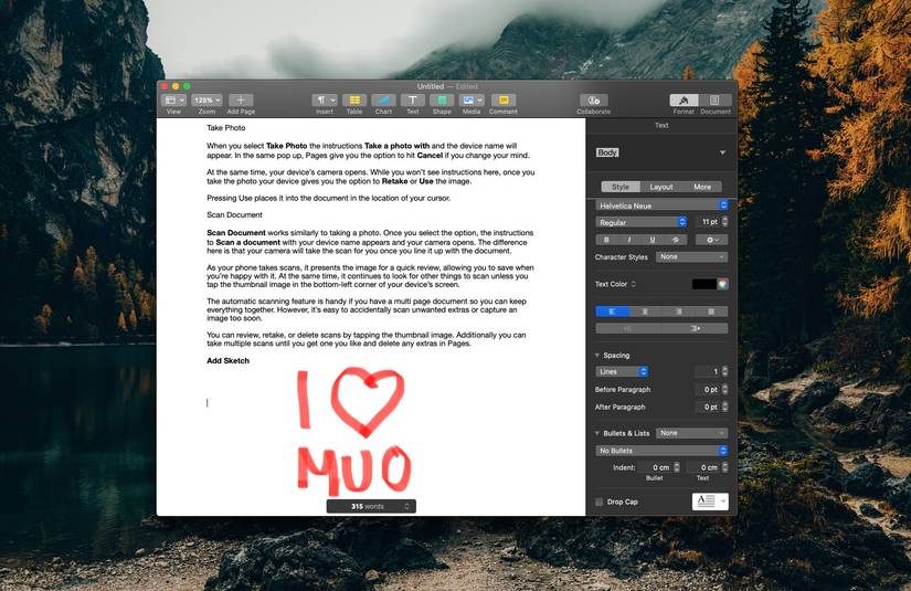 How to Use Import From iPhone in Apple Pages