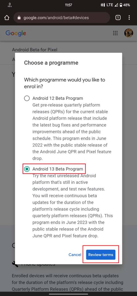 How to Install the Android 13 Beta on Your Phone