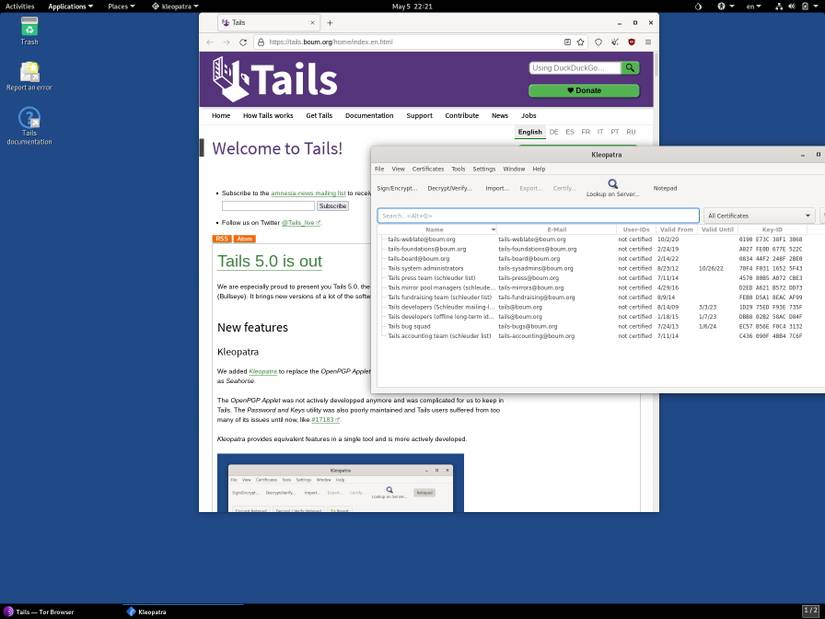 Tails Linux Icon Privacy-Focused Distro Tails 5.0 Released for Linux Paranoids