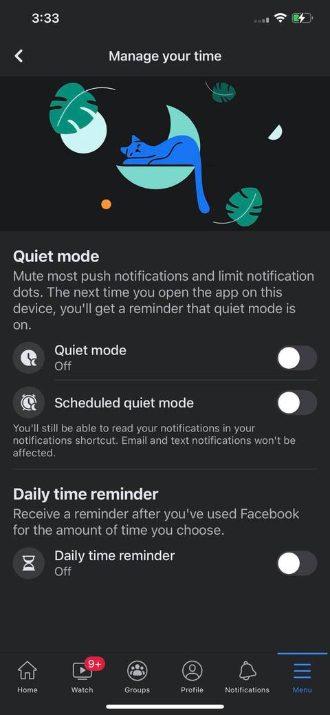 How to Use Facebook's Daily Time Reminder to Take a Break