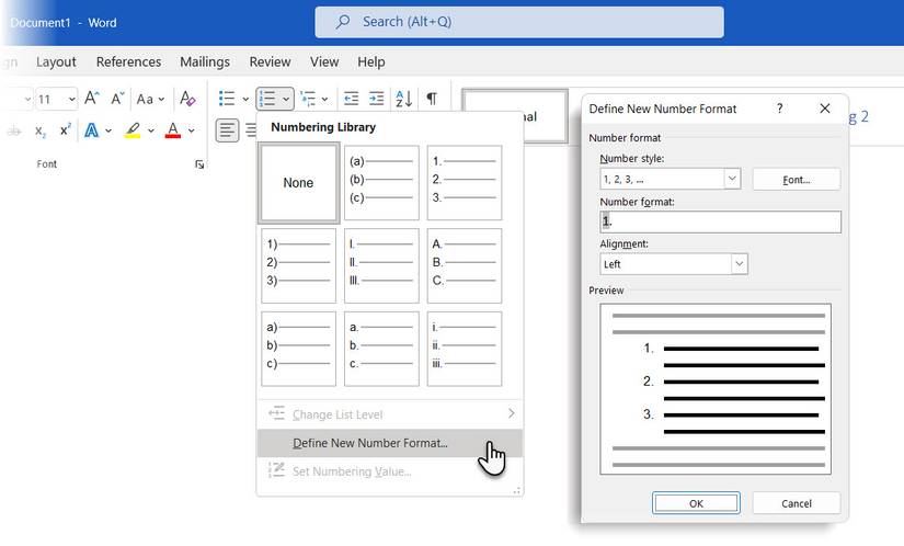 How to Format and Manage Lists in Microsoft Word