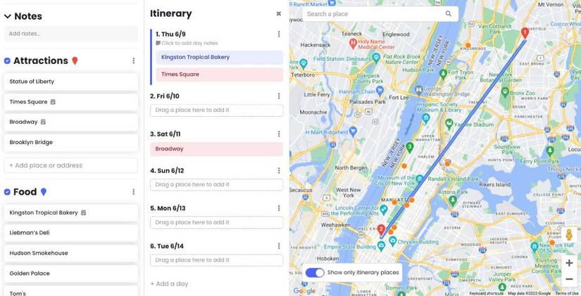 5 Travel Planning Apps With Live Maps to Plot a Trip Itinerary