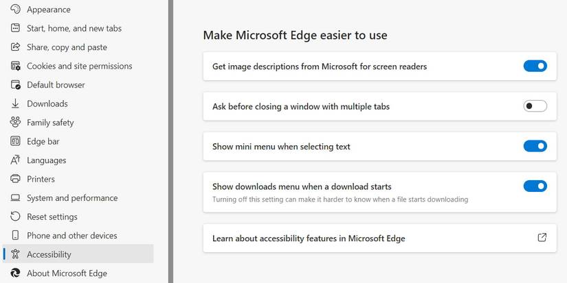 How to Enable Automatic Image Labels in Microsoft Edge
