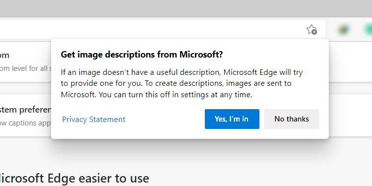 How to Enable Automatic Image Labels in Microsoft Edge