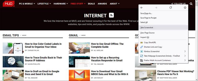 Screen Capturing is Easy with These 4 Firefox Tools
