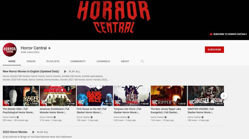 horror central