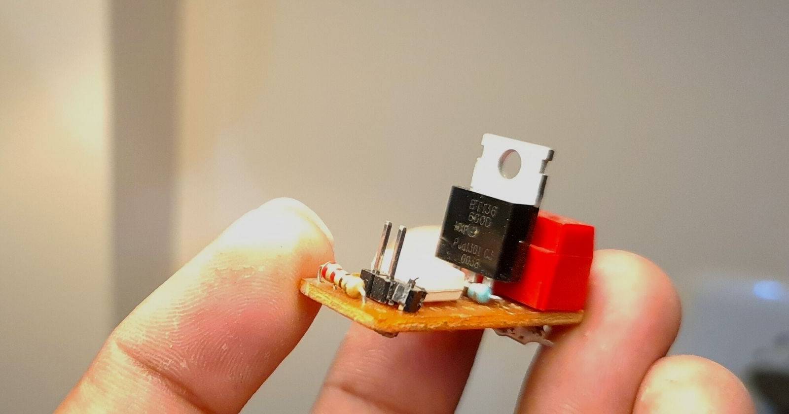 How to Build a DIY Solid-State Relay Using a TRIAC