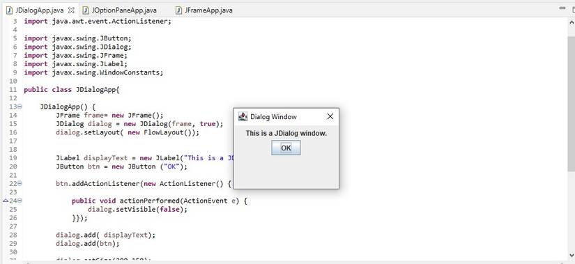How to Create Dialog Boxes in Java