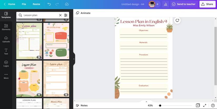 Example Canvas Lesson Format 10 Useful Canva Templates for Teachers