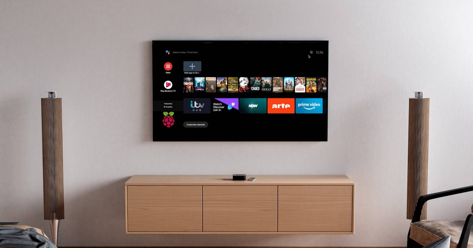 Android Tv Raspberry Pi 4 With Raspberry Screen How to Build an Android TV Box With a Raspberry Pi 4
