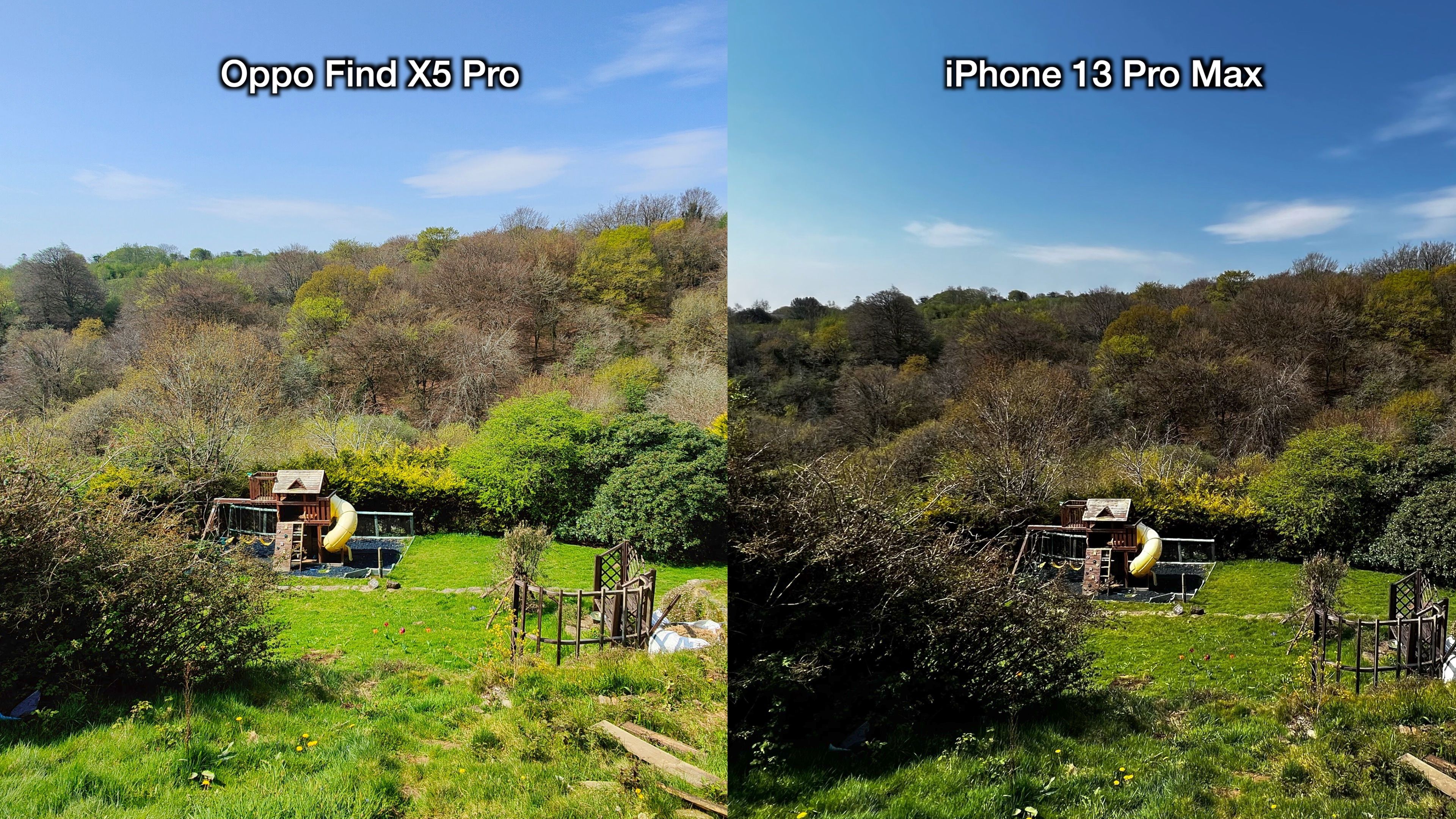 oppo vs iphone sample - landscape