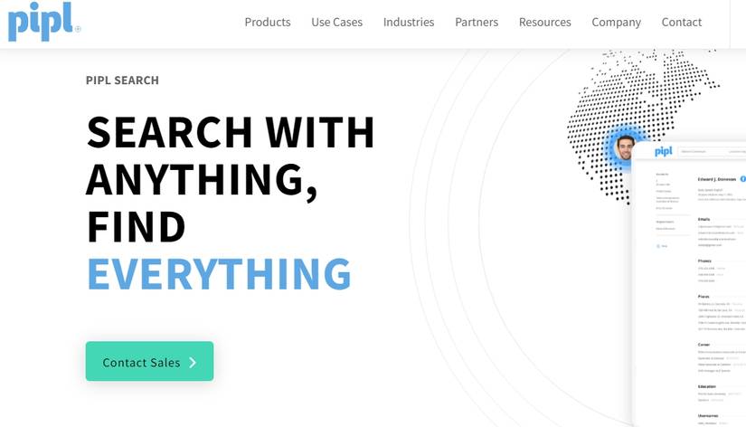 pipl search screenshot