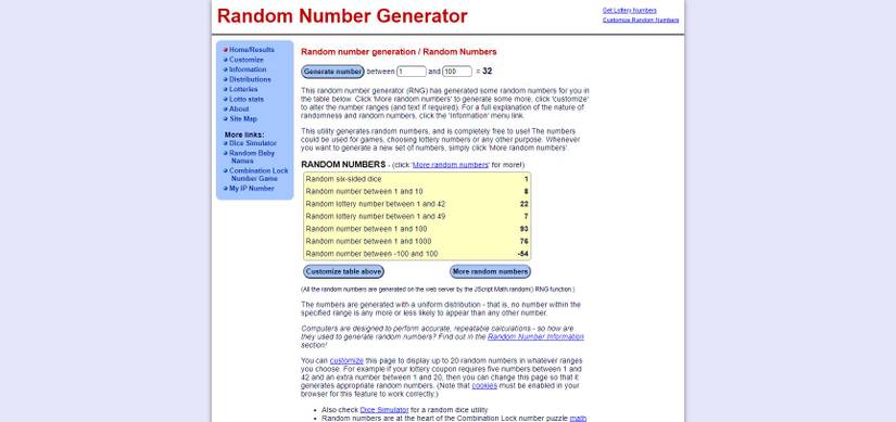 Text Random Numbers The 10 Best Online Random Number Generators