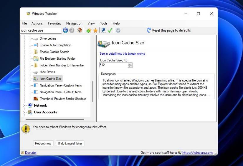 How to Expand the Icon Cache Size in Windows 11