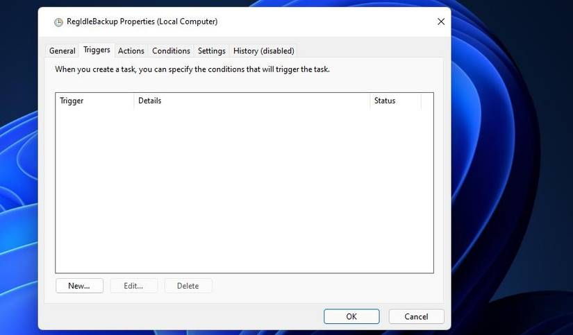 How to Enable Automatic Registry Backups in Windows 11