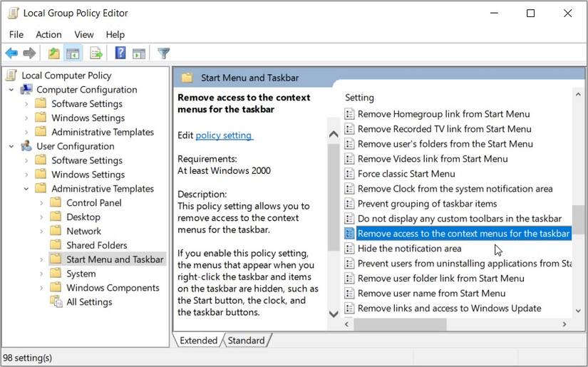 Menu Disable How to Enable or Disable Context Menus on Windows