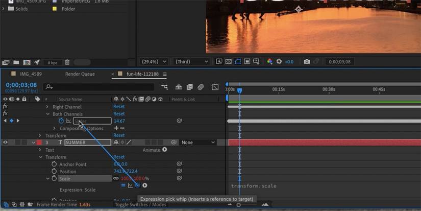 How to Make Visual Elements React to Audio In After Effects