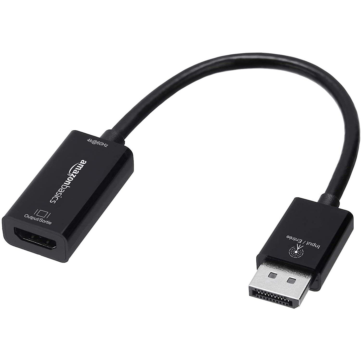 Amazon Basics DisplayPort به آداپتور HDMI (4k@60Hz)