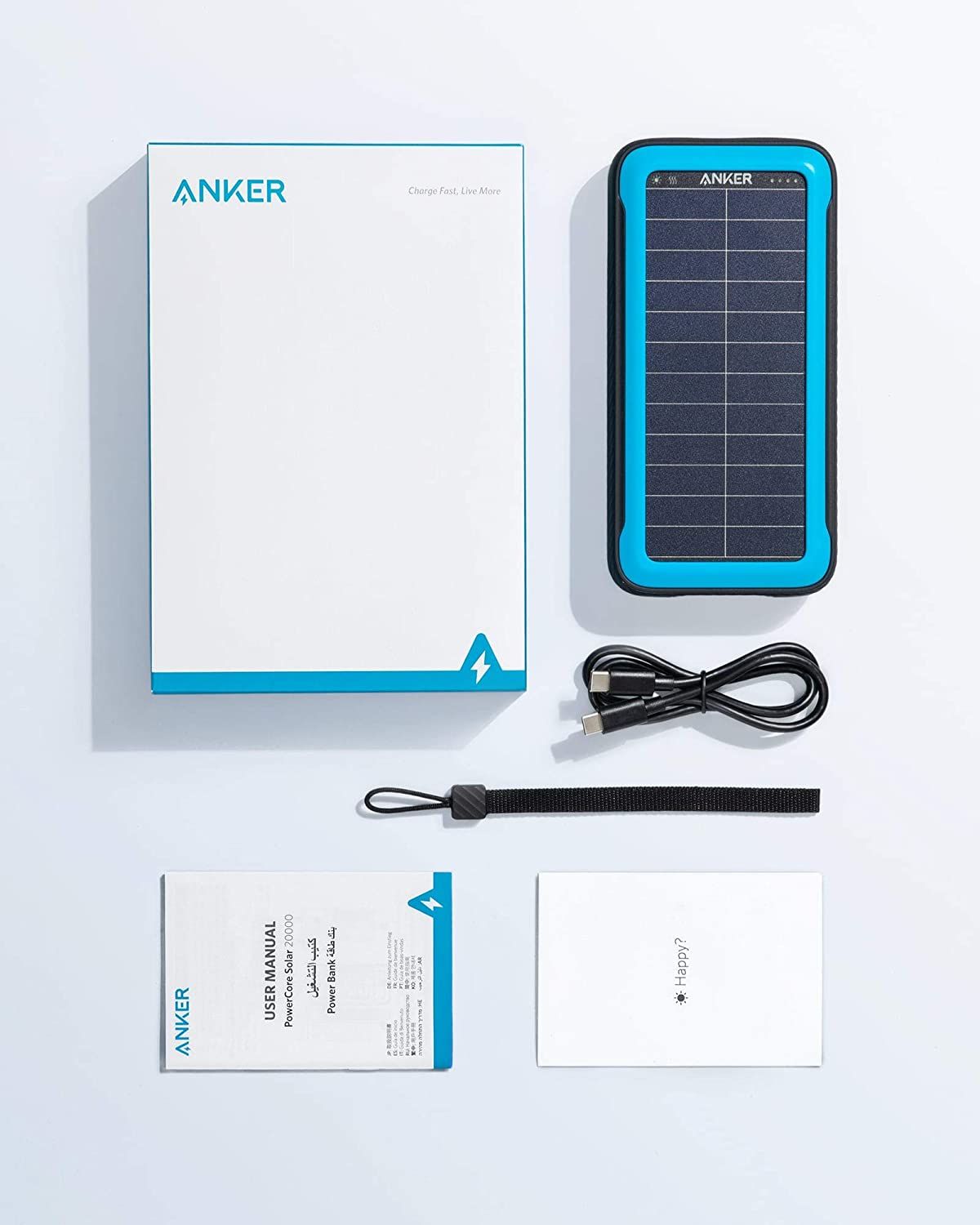 Anker PowerCore Solar 20000 contents