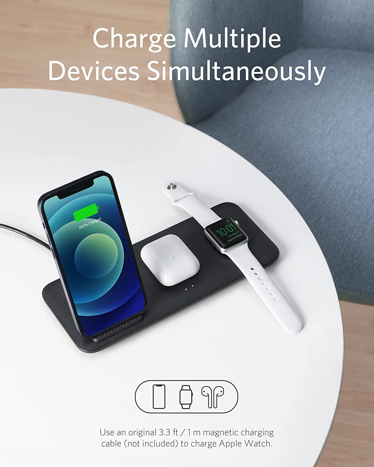 Anker Wireless Charging Station Multiple Devices