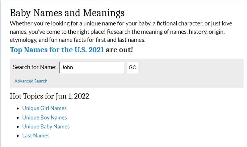 Baby Names Help The 5 Best Free Websites to Get Baby Names for Your Newborn