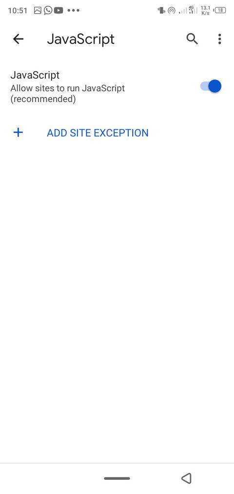 How to Enable JavaScript in Chrome