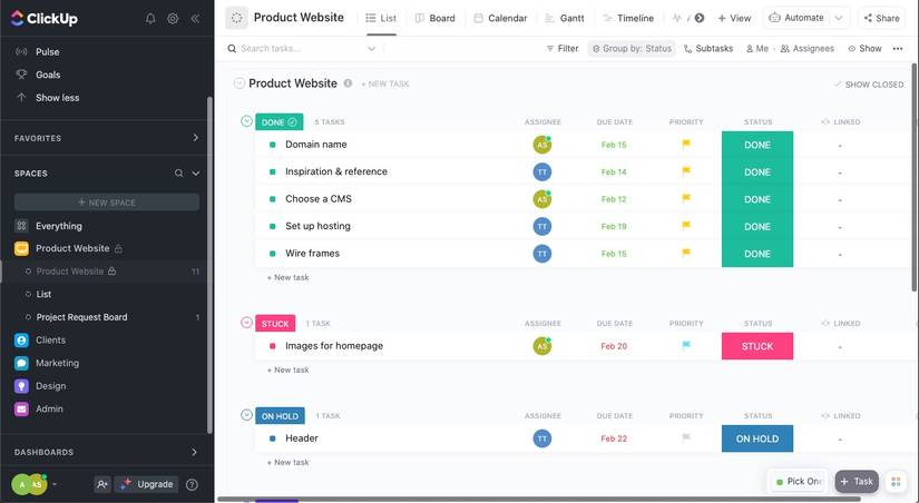 Clickup Project Management Software: Boost Productivity Effortlessly