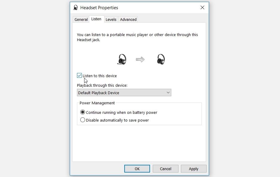 Configuring Settings for a Bluetooth Device