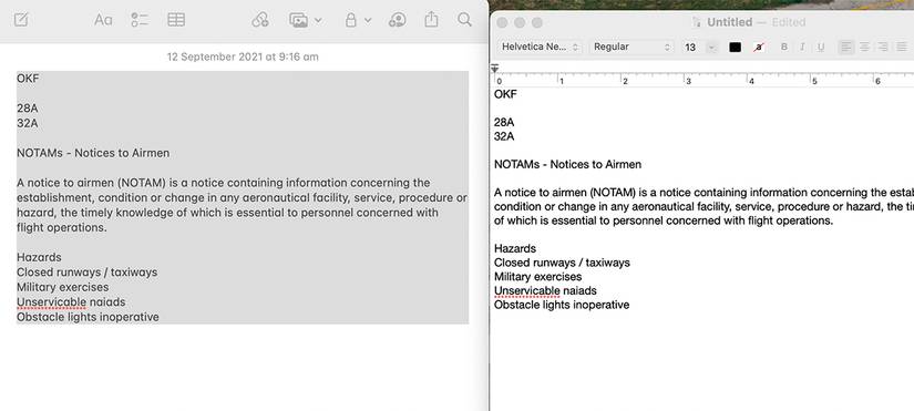 Backup Note content as a RTF Document