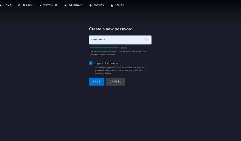 How to Change Your Disney+ Password