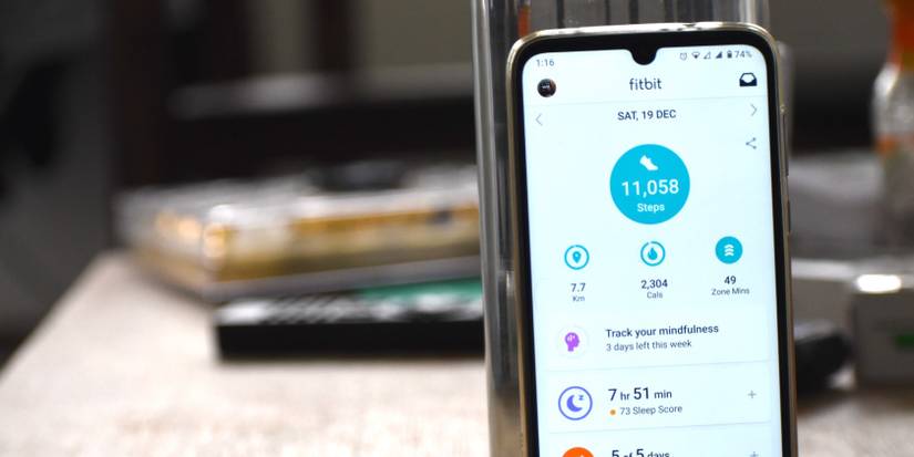 Fitbit app fitness data