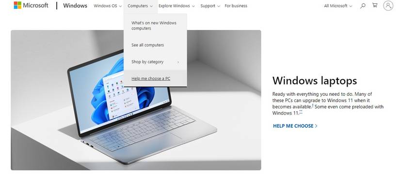 How the Microsoft Website Can Help You Pick the Right Windows Device