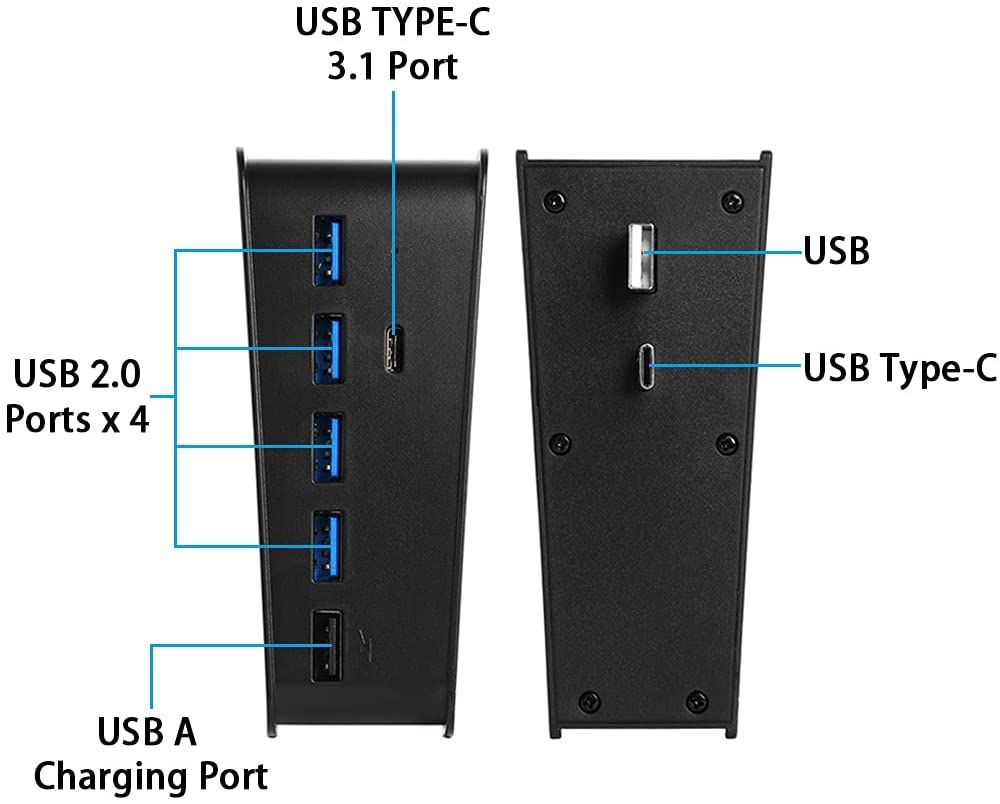 هاب USB 5 پورت Megadream برای درگاه های PS5