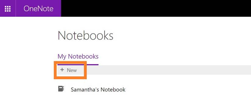 How to Create and Share a Notebook in OneNote