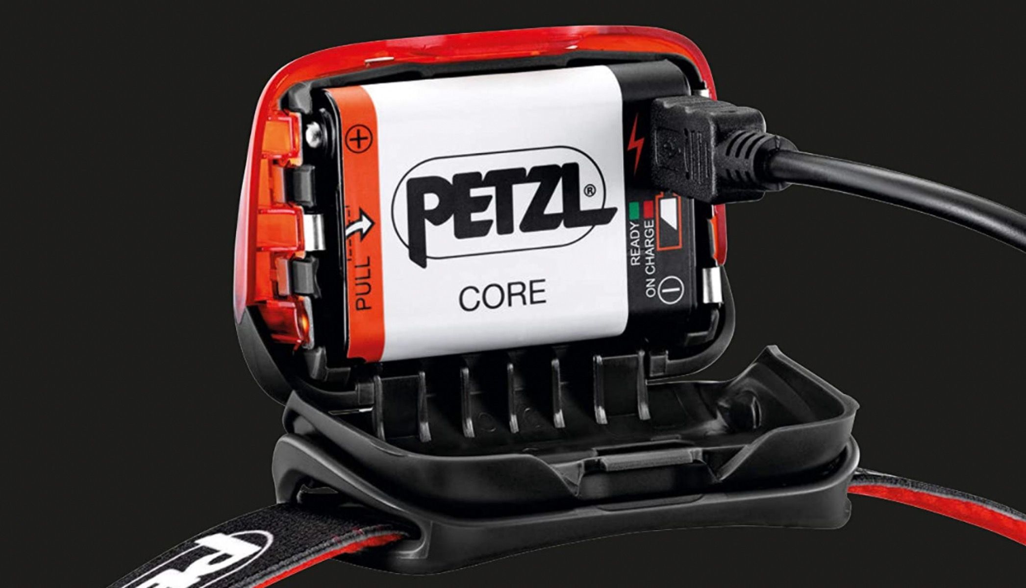 Sot بسته باتری باز شده Petzl Actik Core