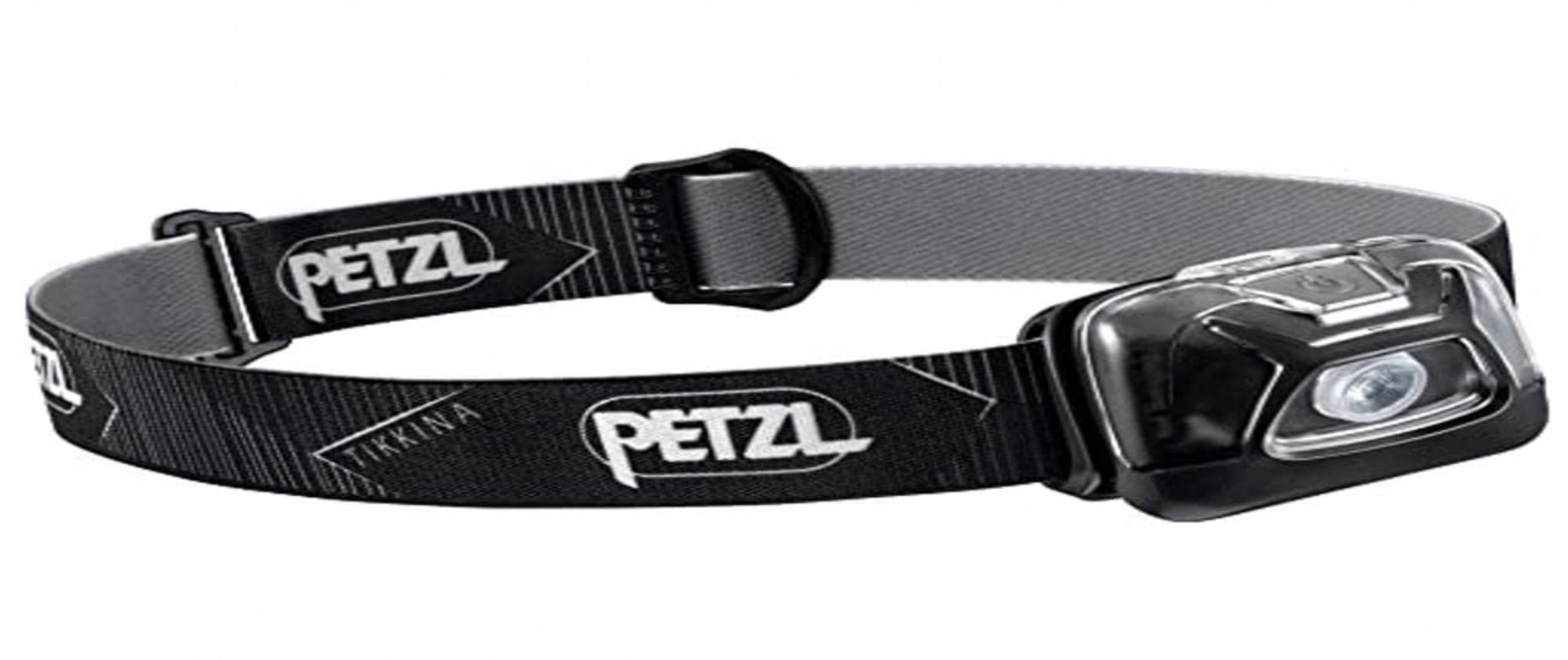 عکس کامل از چراغ قوه سر Petzl Tikkina مشکی رنگ