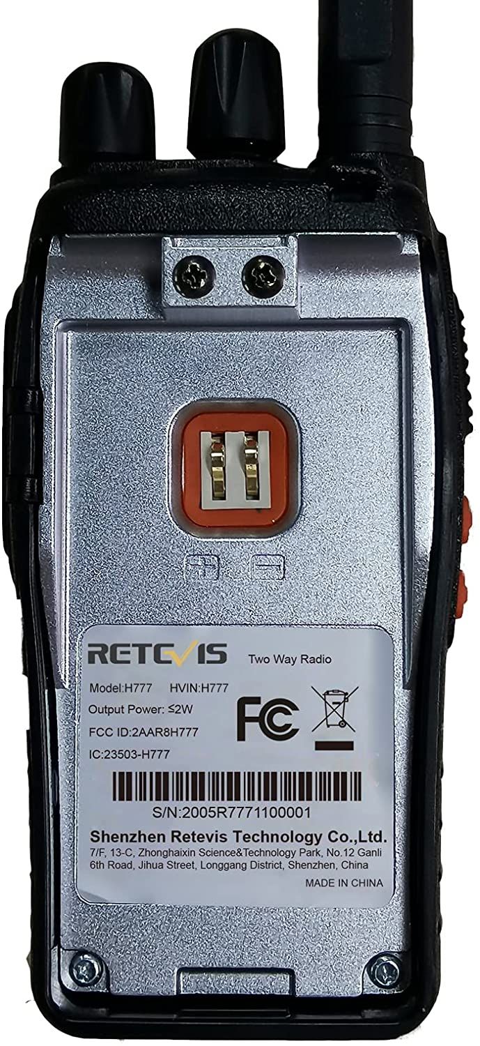 Retevis H-777 battery