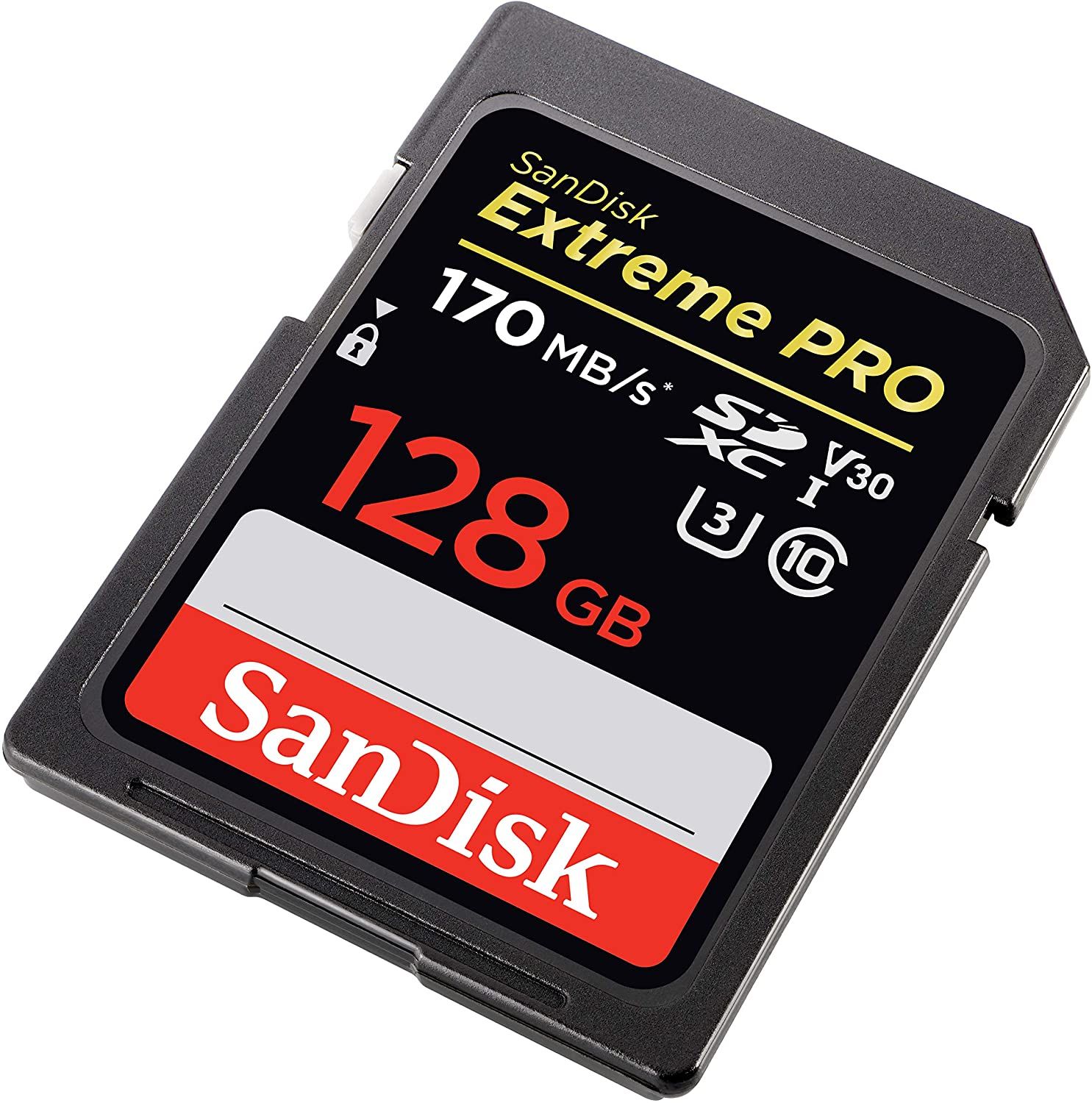 SanDisk 128GB Extreme PRO Side